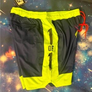 Melo Ball Gecko Green x Blu reversible Shorts